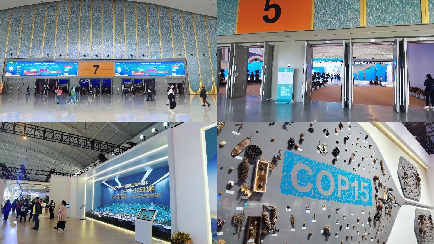 探访COP15主会场及室內展馆