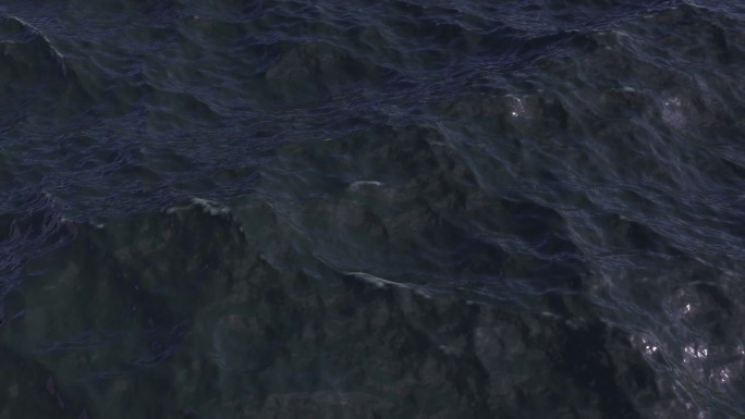 4K海浪海洋波涛波浪水浪大海真实背景