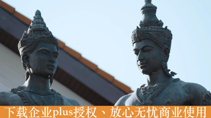 泰国旅游视频泰国清迈三世王纪念馆