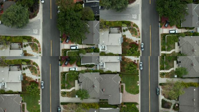 空置住宅街宣传片视频素材航拍空镜安静小区