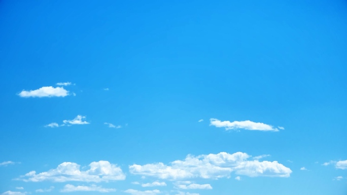 【HD天空】纯净蓝天白云云朵清透干净少云