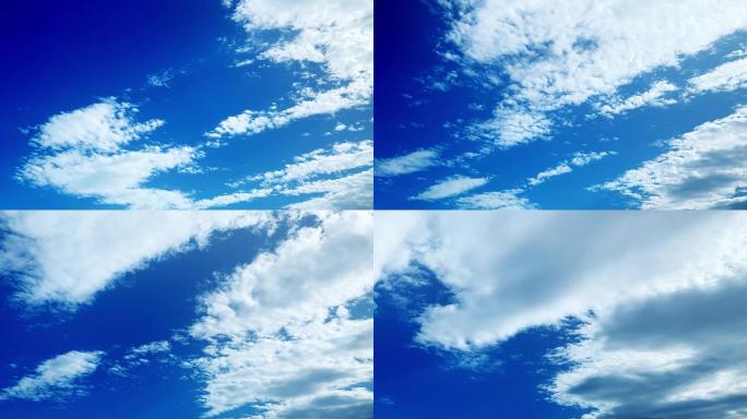 【HD天空】蓝天白云纯净清透唯美大片云层