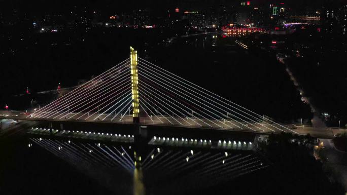 信阳市民桥夜景