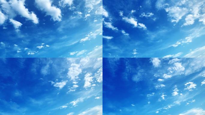 【HD天空】蓝天白云晴空清澈奇幻治愈风景