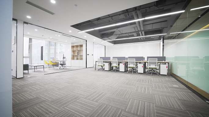 现代风格简洁敞开式办公室