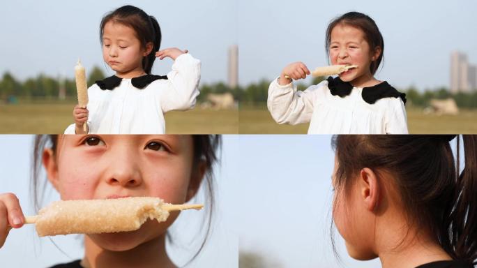 儿童小女孩吃东西（2K）