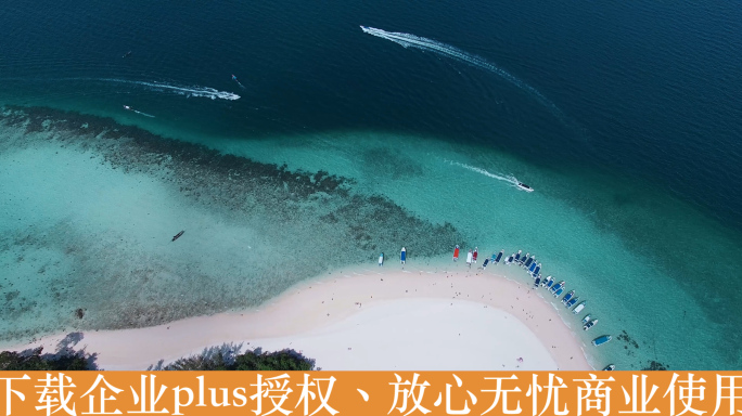 泰国旅游视频泰国普吉岛蓝色海水白沙滩