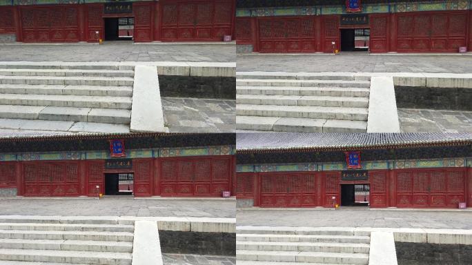 先农坛北京古代建筑博物馆大门细节拍摄