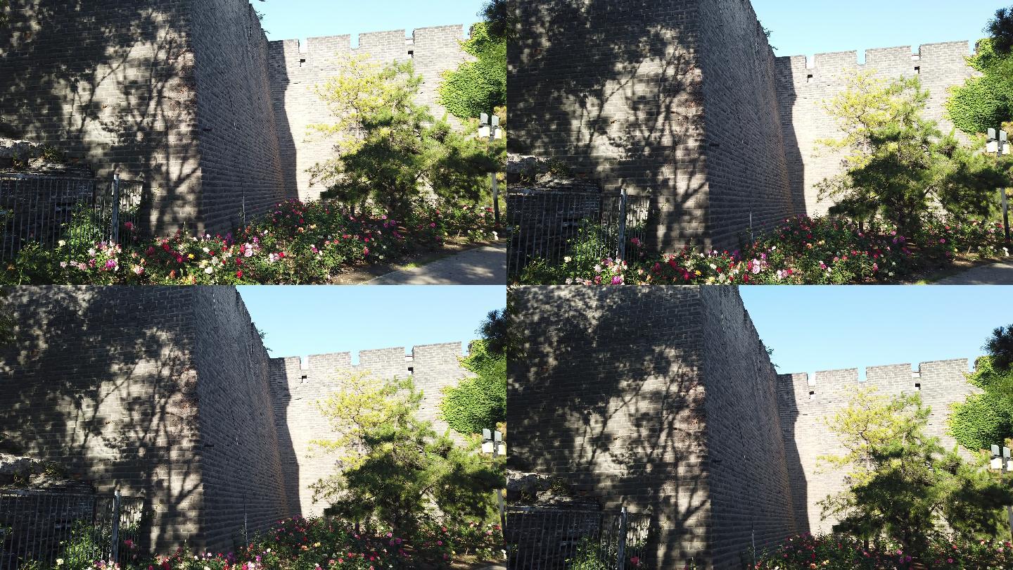 西便门城墙细节拍摄