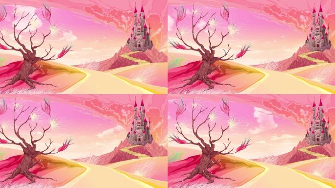 粉色梦幻城堡
