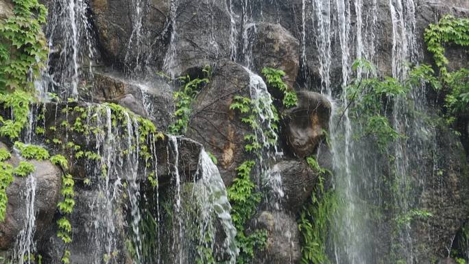 瀑布流水升格高清视频