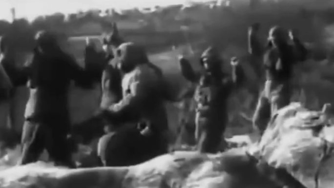 抗美援朝俘虏美国士兵实拍老视频