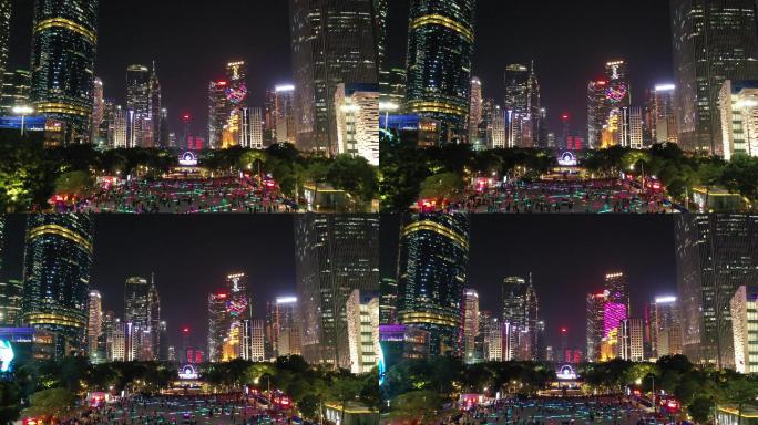 广州新中轴花城广场夜景