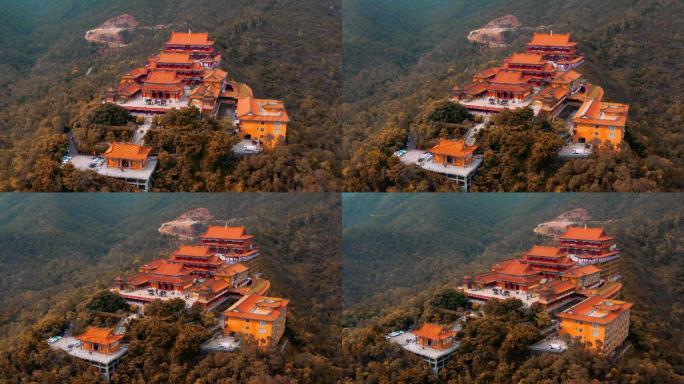 航拍，金台寺 珠海 寺庙 古建