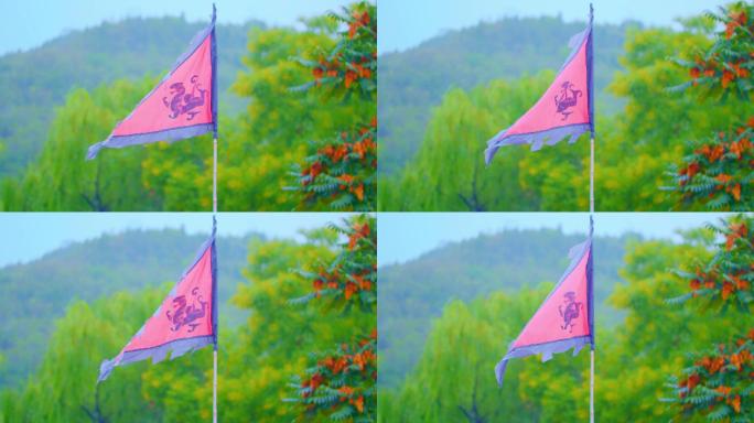 楚王宫 中景 旗帜