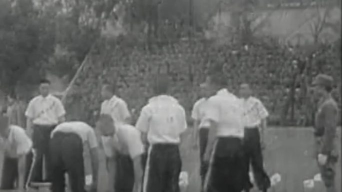 30年代黄埔军校运动会