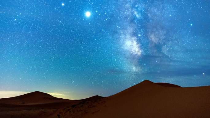 沙漠银河星空