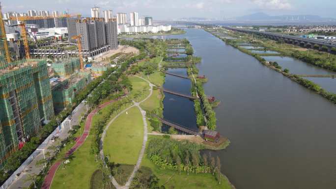 珠海金湾中心河湿地公园