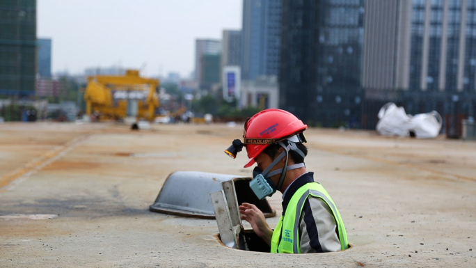 高架桥施工，快速路修建，修路施工