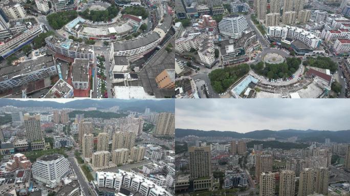 台州温岭城市航拍4k素材DJI_0882