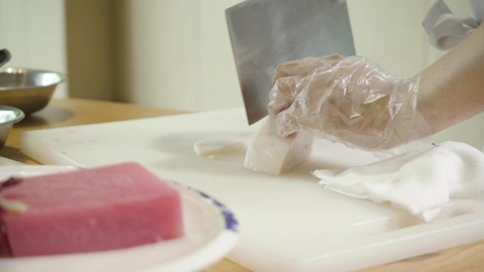 切三文鱼日本刺身金枪鱼食品安全