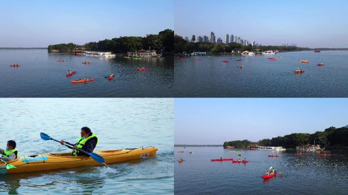 武汉东湖-划船游湖好风景