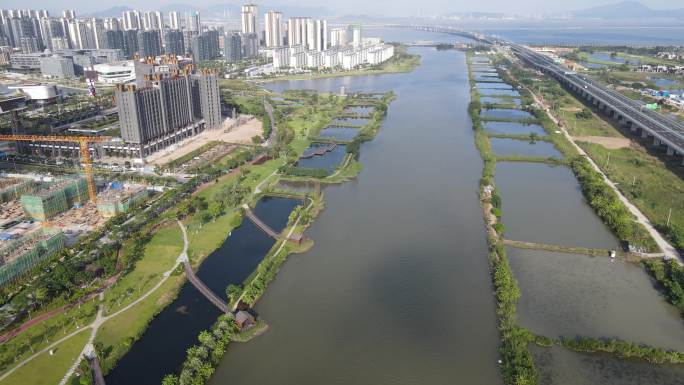 珠海金湾中心河湿地公园