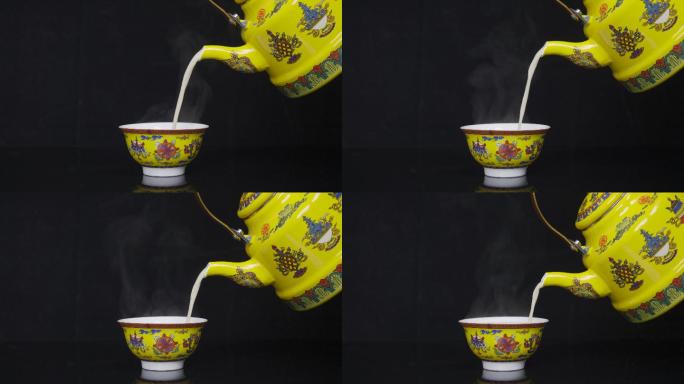 奶茶 牦牛奶 青海 果洛 藏式奶茶 特色