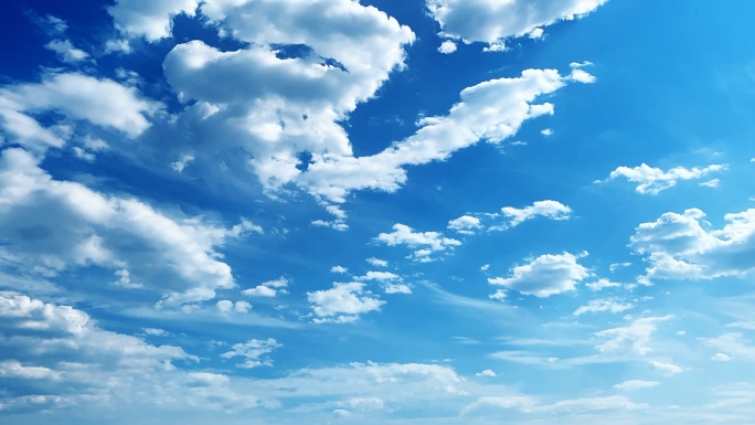 【HD天空】蓝天白云多云晴朗天气唯美天空