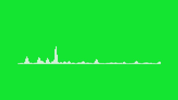 绿色背景上的4K简单均衡器