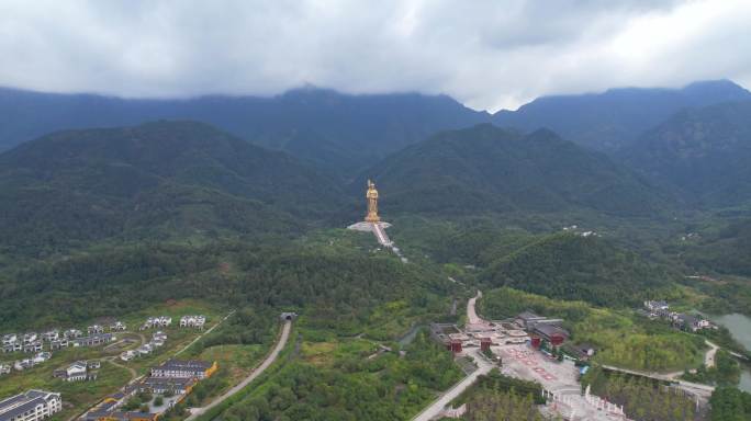 九华山地藏王菩萨大愿文化园—航拍