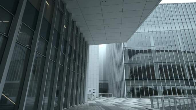 光明艺术中心玻璃建筑写字楼群 科技商务区