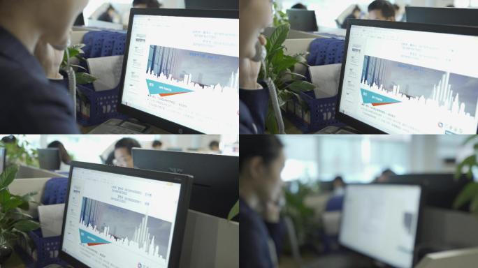 客服打电话，客服人员接打电话，接待电话问
