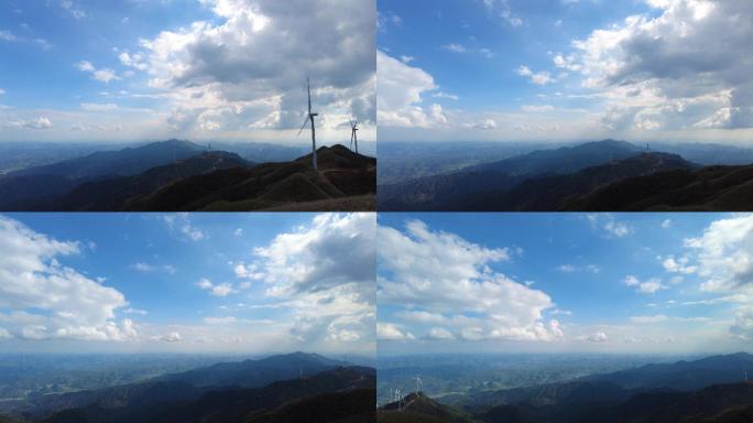 登高远眺大山风光卡斯特地貌十万大山风景