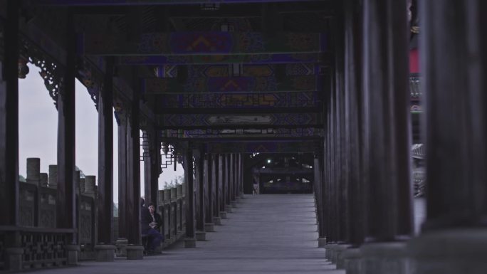 中式的长廊