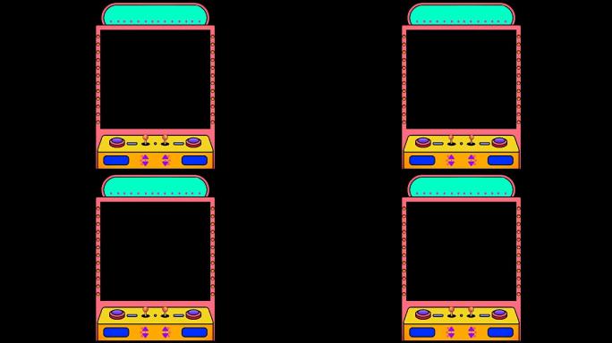 游戏机街机视频框带通道