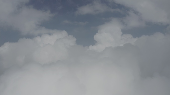 航拍4K蓝天白云云层素材