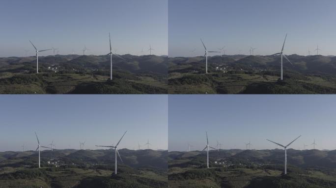 贵州威宁风力发电航拍