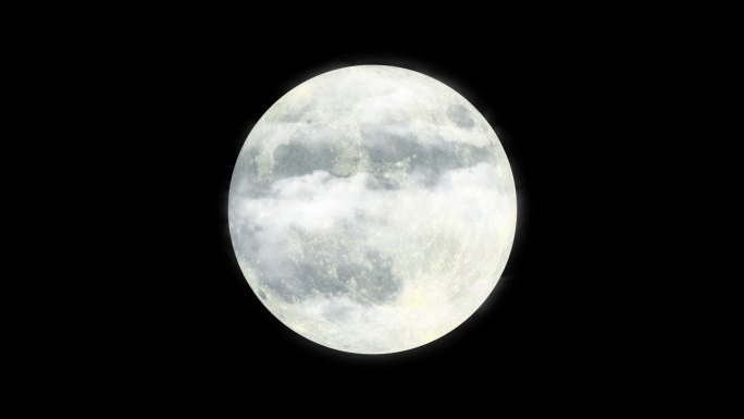 干净明亮月亮动画月亮元素