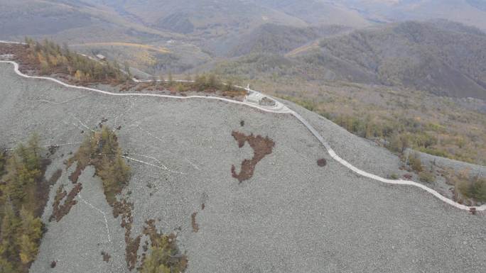 内蒙古阿尔山白狼峰 玫瑰峰 4K航拍