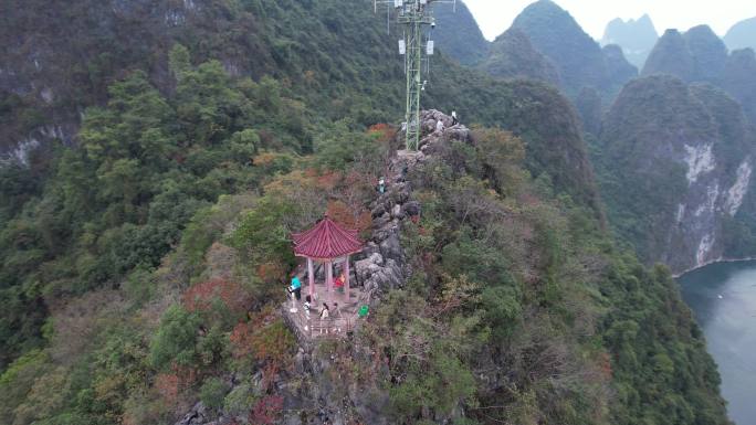 老寨山顶桂林兴坪旅游风光最新