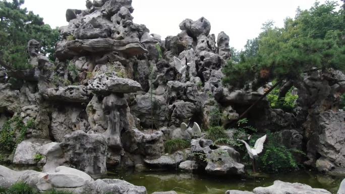 公园假山石雕一组-lcj