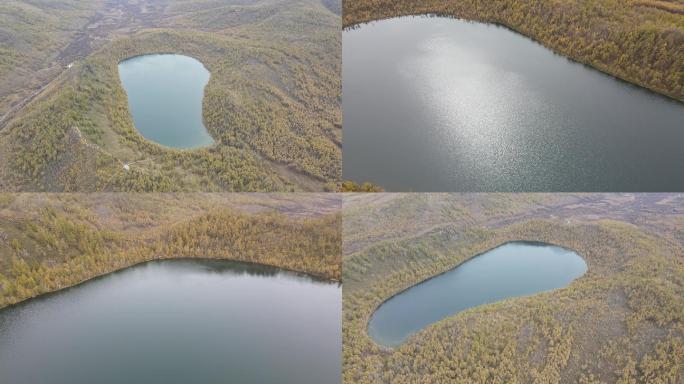 内蒙古阿尔山 驼峰岭天池 仙鹤湖4K航拍