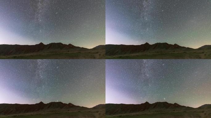 祁连山自然保护区银河尾巴