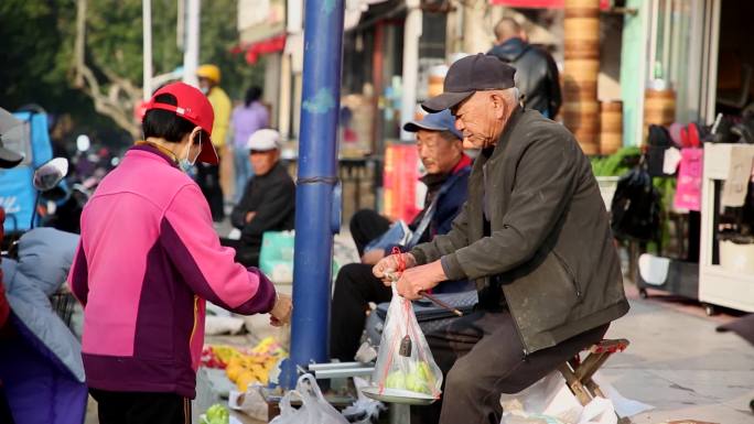 赶集，城市里的早市，集市