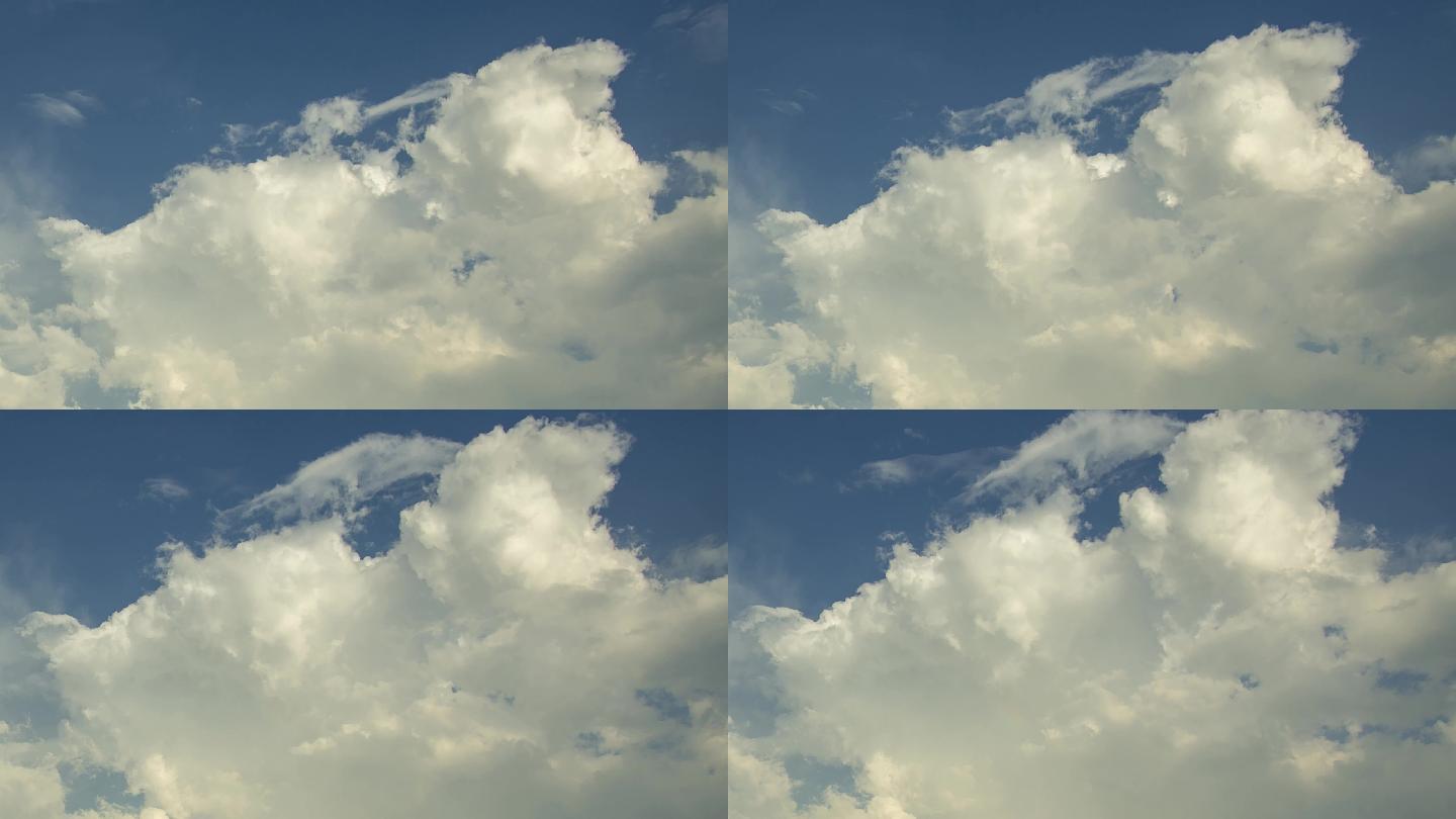 天空云层翻滚4K延时视频