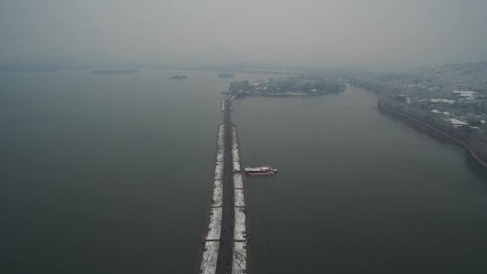 保俶塔断桥灵隐雪景