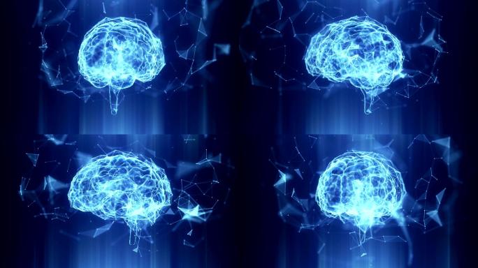 人脑信息AI人工智能芯片UI高科技云计算