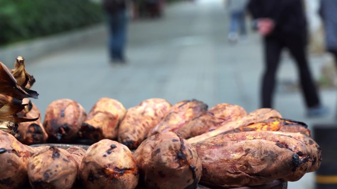 烤红薯-卖烤红薯