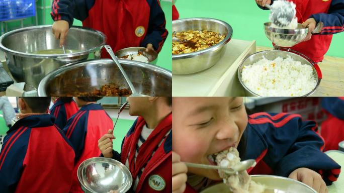 山区学生营养午餐